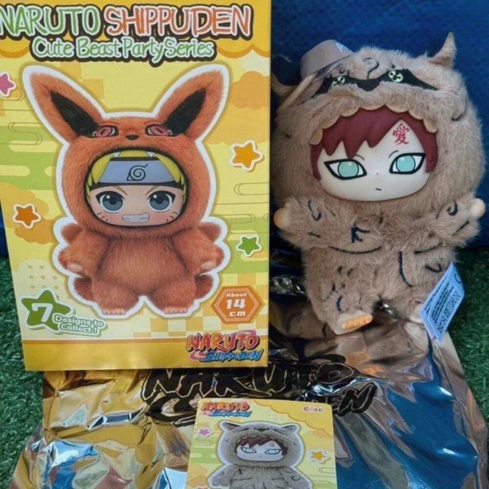 Miniso Eaki Naruto Shippuden Cute Beast Party Series Blind Box Gaara